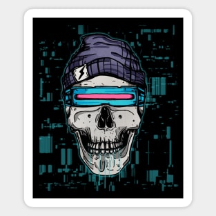 Cyber Skull Magnet